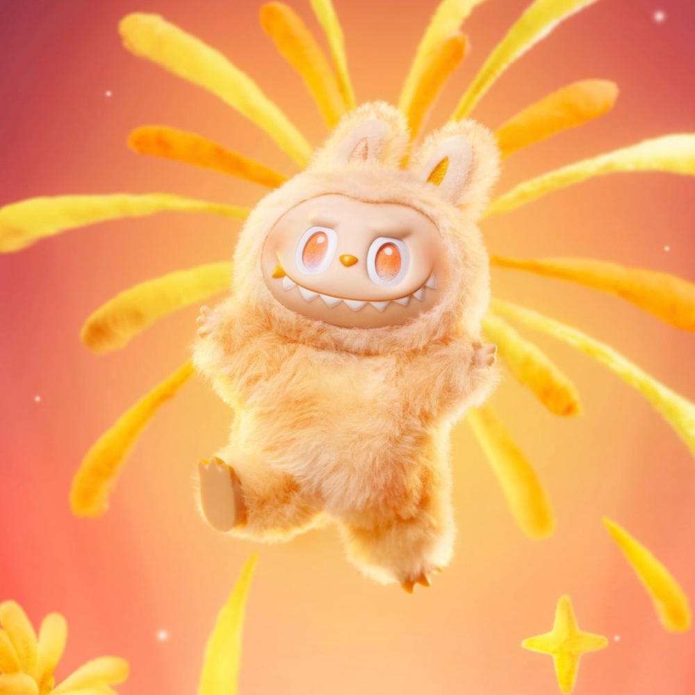 The Monsters Big into Energy Series-Vinyl Plush Pendant - Happiness